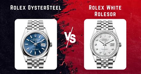 rolex oystersteel vs white rolesor|Rolex oyster steel vs stainless.